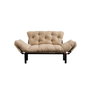 Atelier Del Sofa Nitta - Sofá-Cama de 2 Plazas en Crema